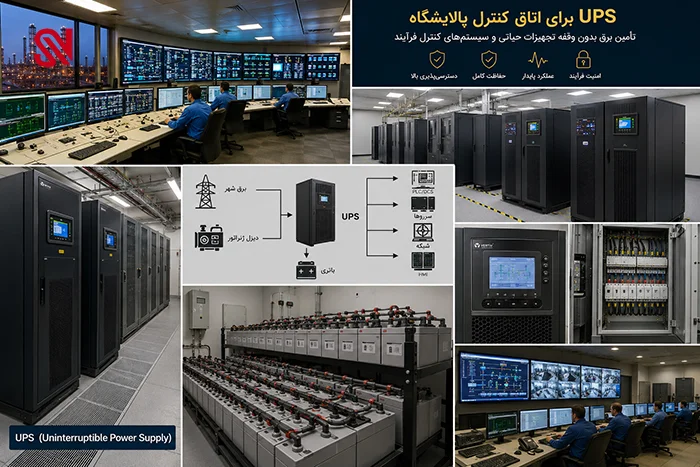 اتاق کنترل پالایشگاه چرا به UPS نیاز دارد؟
