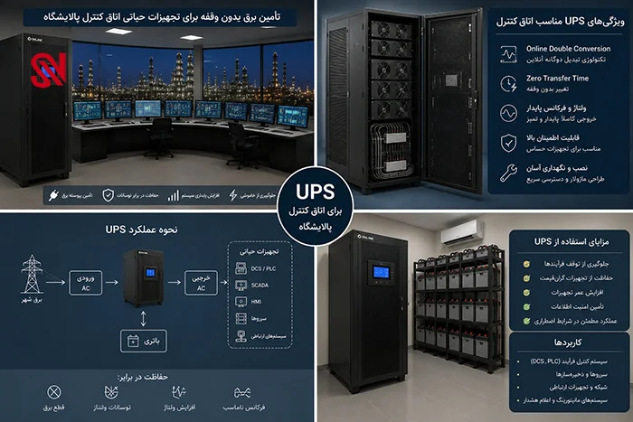 مهم‌ترین معیارهای انتخاب UPS برای اتاق کنترل پالایشگاه