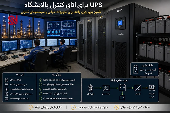 انتخاب باتری مناسب برای UPS پالایشگاه
