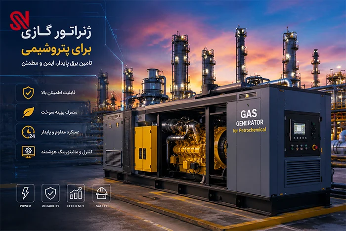 چرا انتخاب ژنراتور گازی در پتروشیمی با سایر صنایع متفاوت است؟