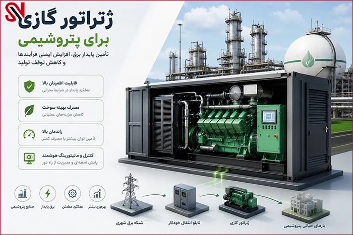 چرا پتروشیمی ها به چند ژنراتور نیاز دارند؟