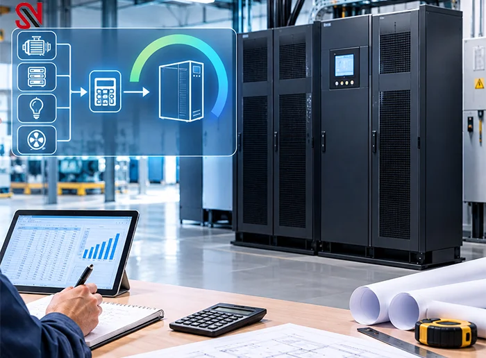 نقش نوع بار در محاسبه ظرفیت UPS